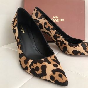 Coach animal print shoes